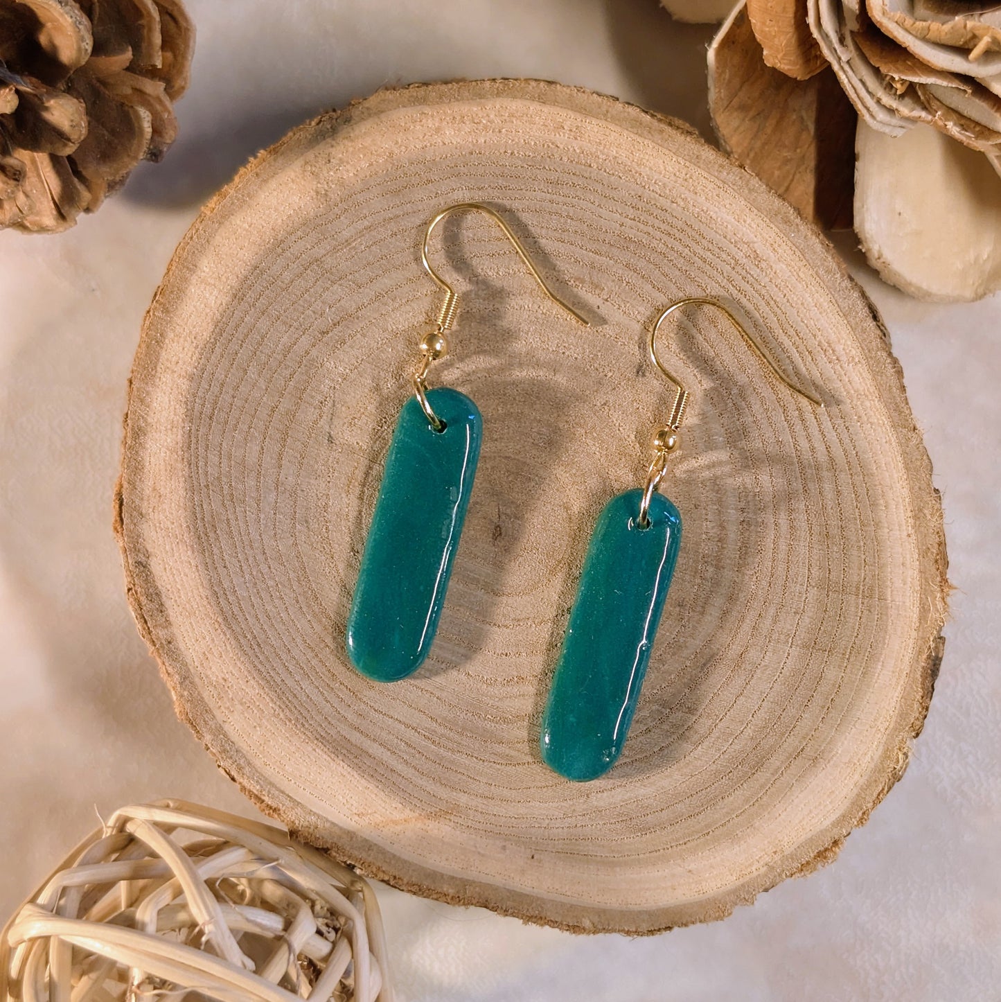 Boucles d’oreilles - Pendantes Turquoise