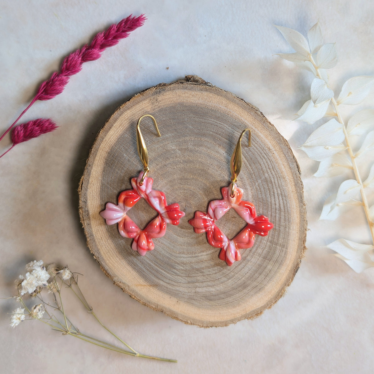 Boucles d'oreilles Couronne turquoise
