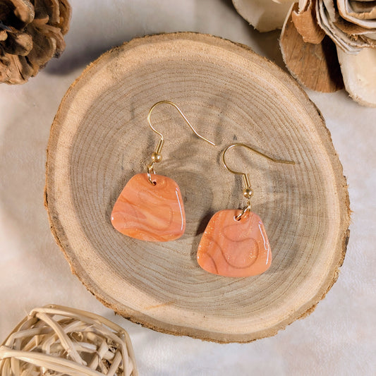 Boucles d’oreilles - Pêche Dorée