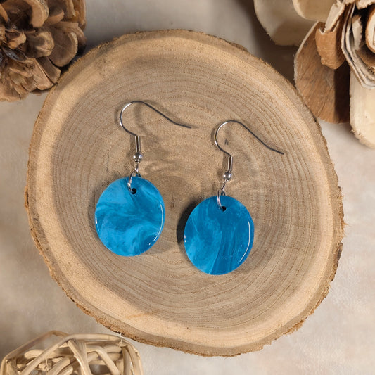 Boucles d’oreilles - Bleu Océan