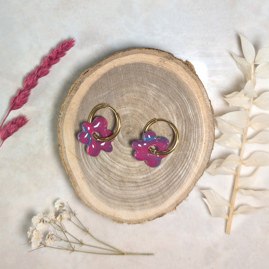 Pampille - Fleur rose violet