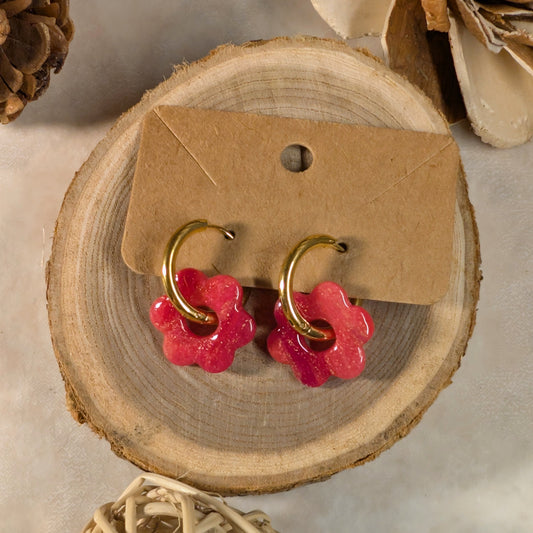 Pampille - Fleur rose