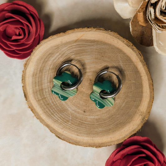 Pampille - rayures vertes